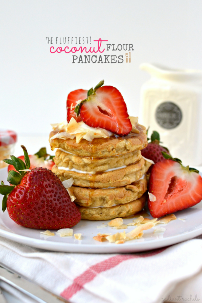 Coconut Flour Pancakes - title