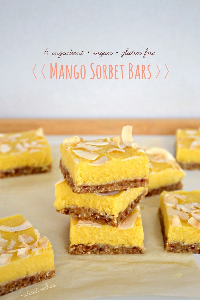 Mango Sorbet Bars title