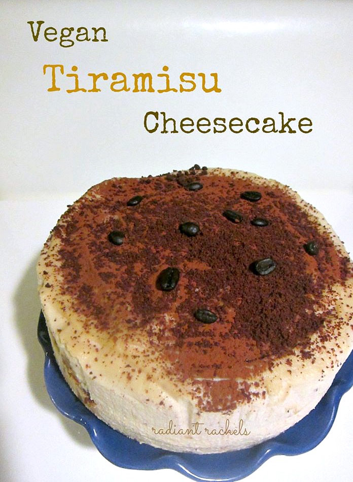 Vegan Tiramisu Cheesecake - title