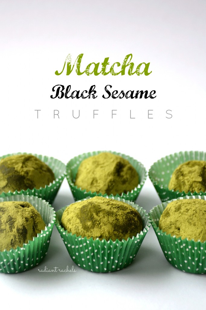 Matcha Truffles - Title