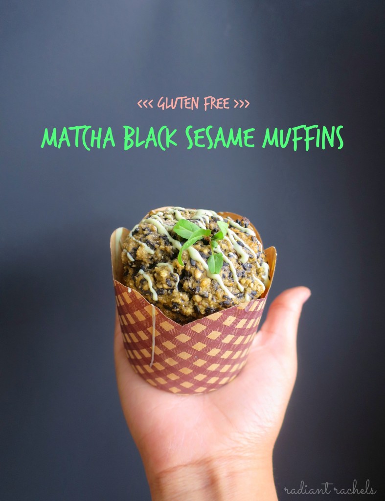 Matcha Black Sesame Muffin - title