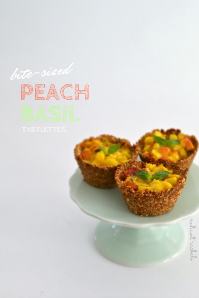 Peach Basil Tartlettes - small