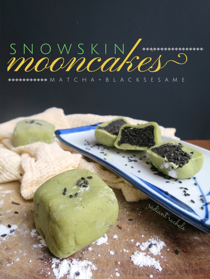 Snowskin Matcha Mooncakes - small