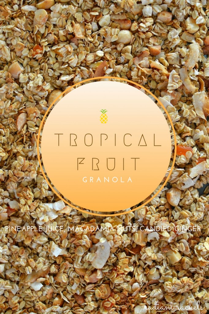 Tropical Fruit Granola - title