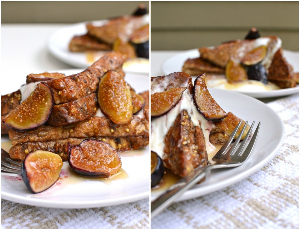 Vegan Chai French Toast Close Up Collage