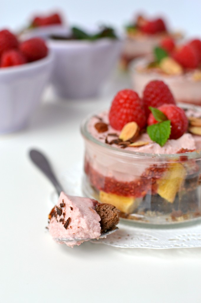 Raspberry Mousse Trifle 6