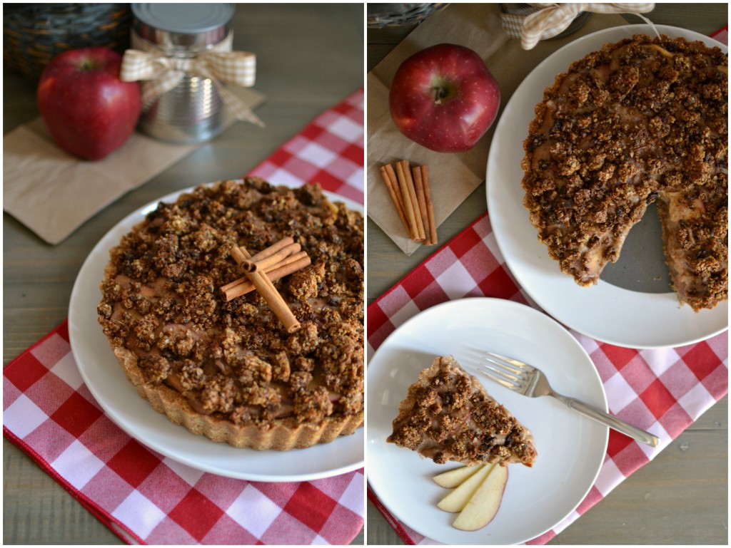 Apple Crumble Pie Collage 2