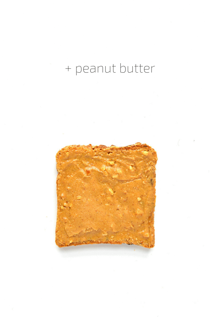 Toast Peanut Butter layers