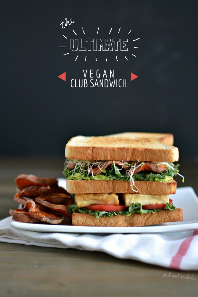 Ultimate Vegan Club Sandwich - title