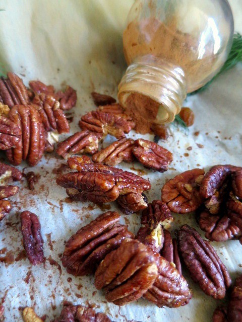 cinnamon candied pecans 2