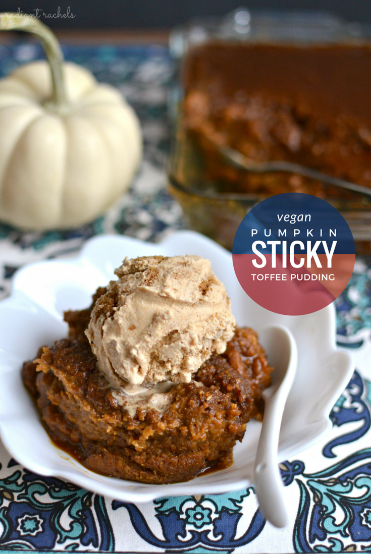 Pumpkin Sticky Toffee Pudding - title