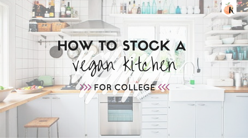 How to stock a vegan kitchen - title