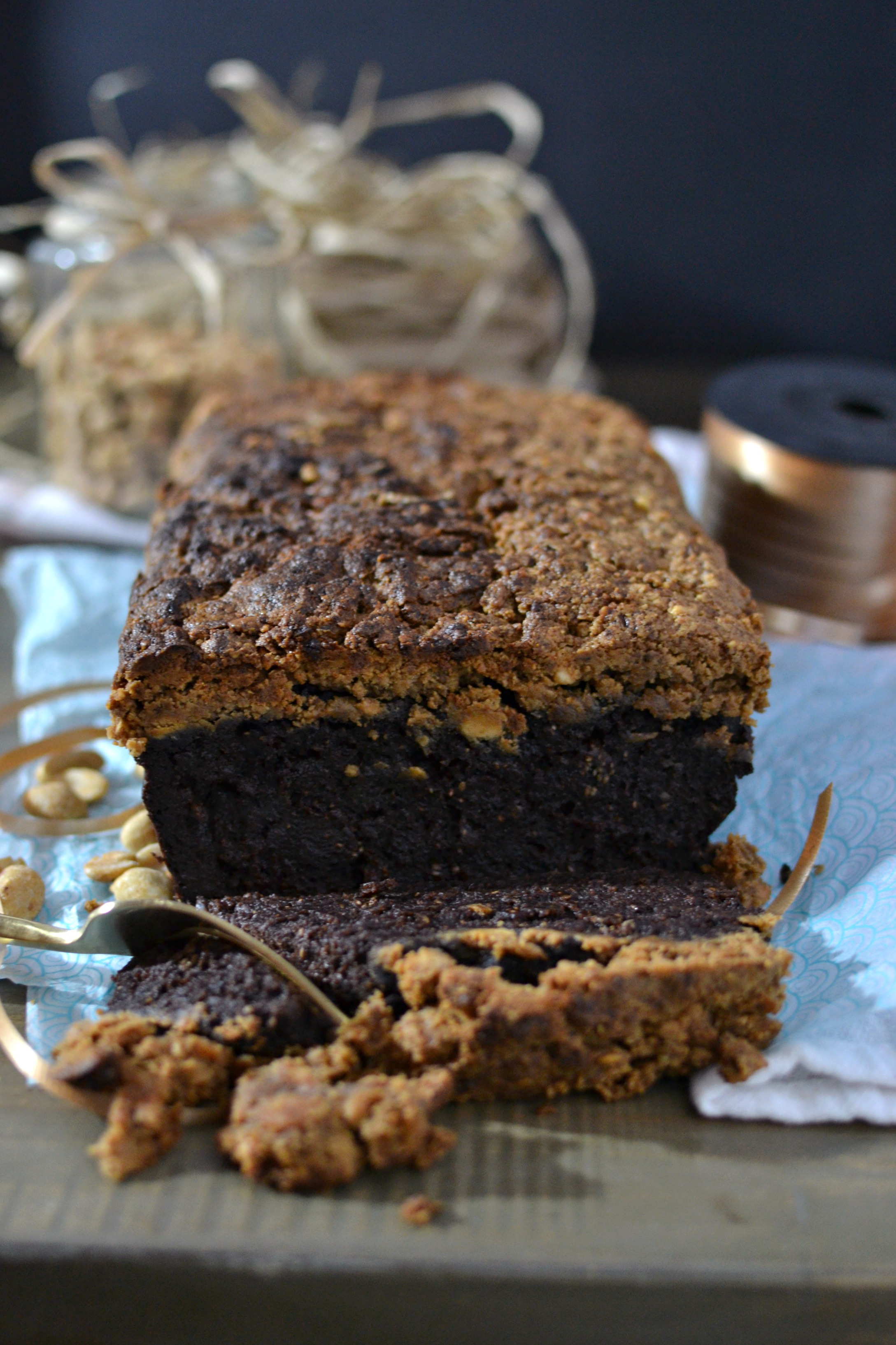 Peanut Butter Cookie Crusted Brownie 4
