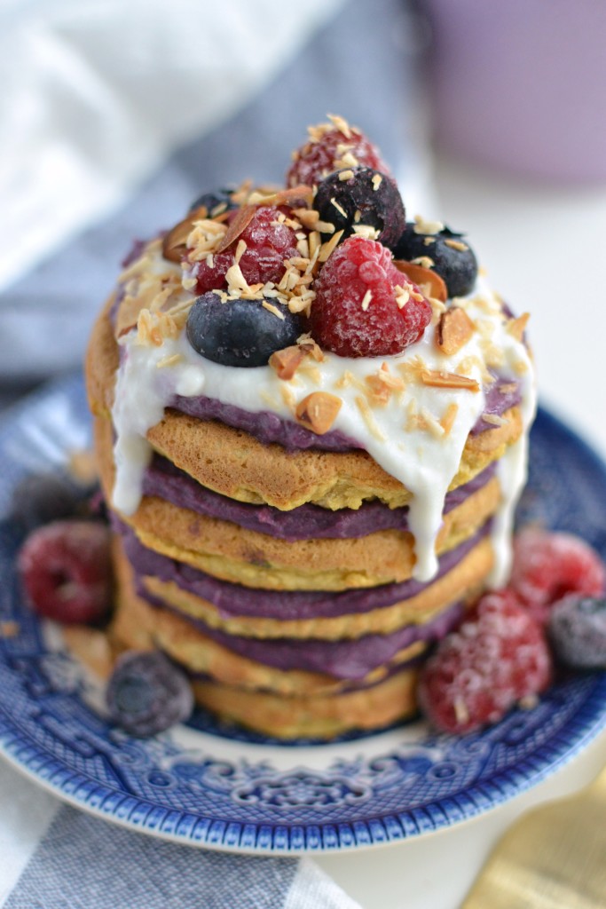 Purple Sweet Potato Pancakes 2