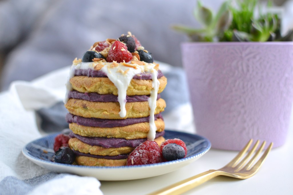 Purple Sweet Potato Pancakes 5