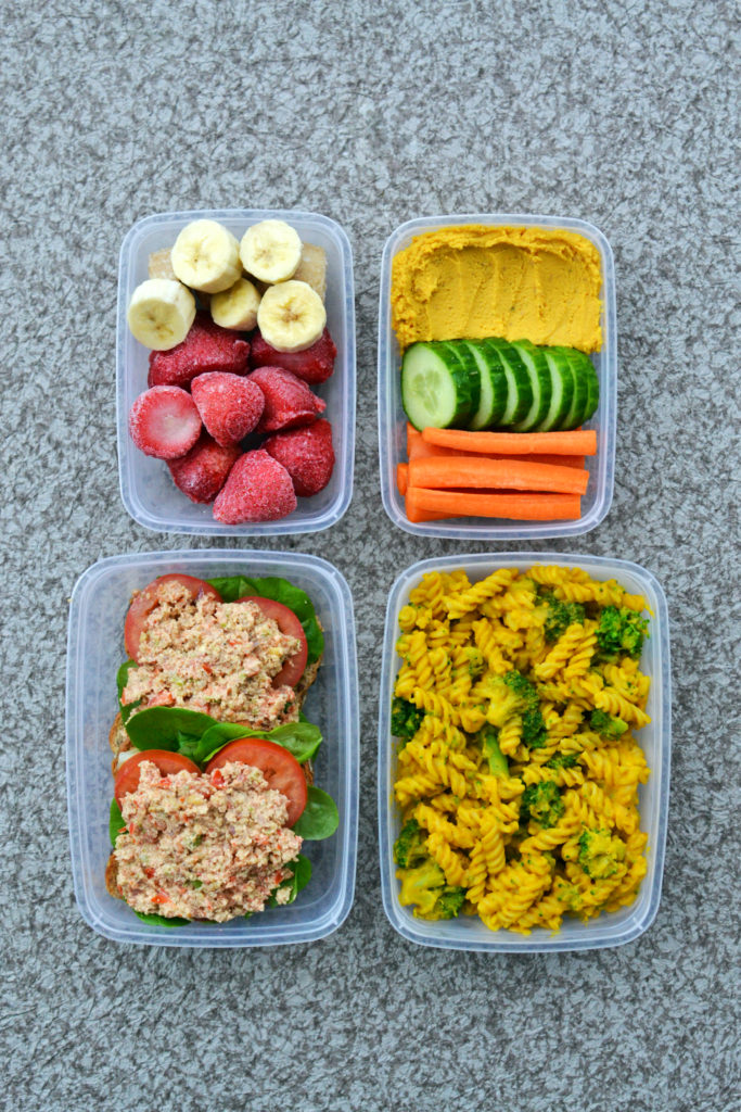 colorful vegan meal prep ideas